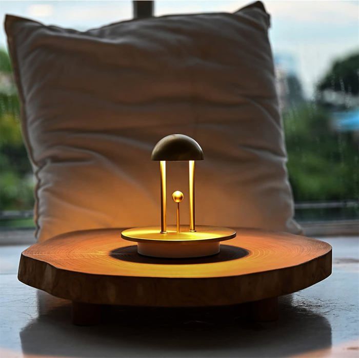 AGM Lampe De Table Sans Fil Rechargeable Lampe De Table LED Tactile Veilleuse Rechargeable 2000mAh 4 Niveaux De Luminosité