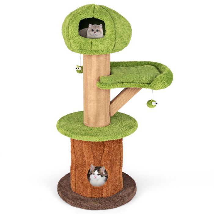 Griffoir Pour Chat En Forme De Fruit | Arbre à Chat De 25,4 Cm | Griffoir Moderne En Sisal Naturel | Soulage La Pression Des Chats Et Favorise Un Grattage Sain