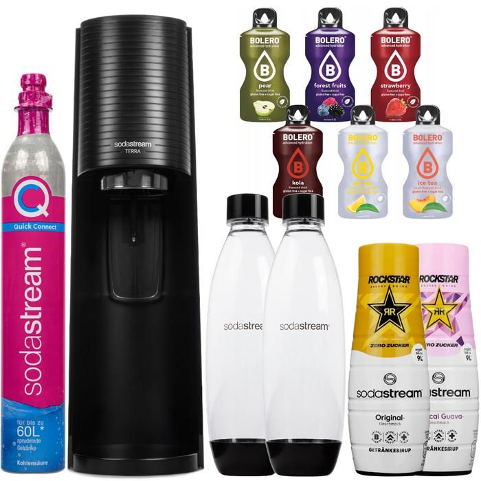 SodaStream Terra Noir – Machine à Boissons Gazeuses – Comme Neuve (Boîte Ouverte)