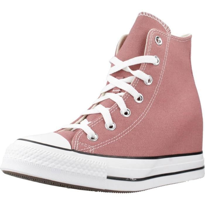 Chaussure Converse Modèle Chuck Taylor All Star Wedge - Coleur Rouge