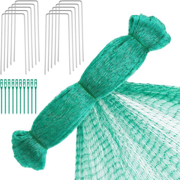 Filet De Protection Pour Arbres Fruitiers Et Plantes – Maille Fine 0,8 Mm, 3 X 15,2 M, Anti-oiseaux Et Insectes