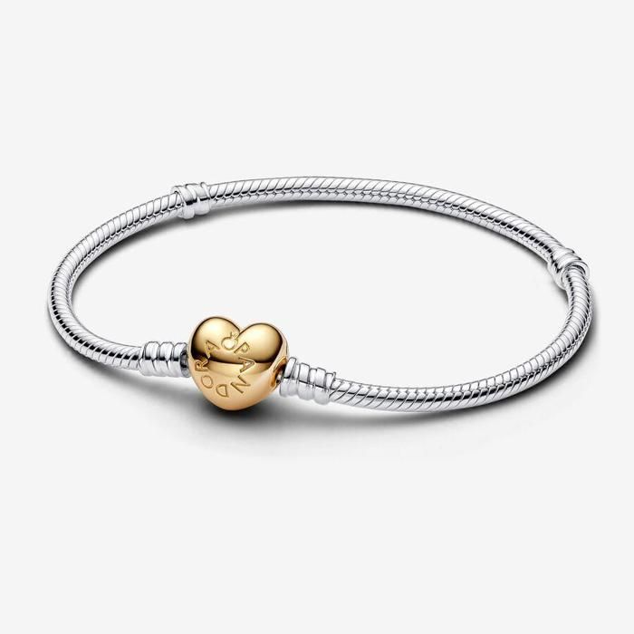 Pandora 568707C00-19 Bracelet Femme 19 cm en Argent Sterling 925 Pandora 568707C00-19 Bracelet Femme 19 cm en Argent Sterling 925