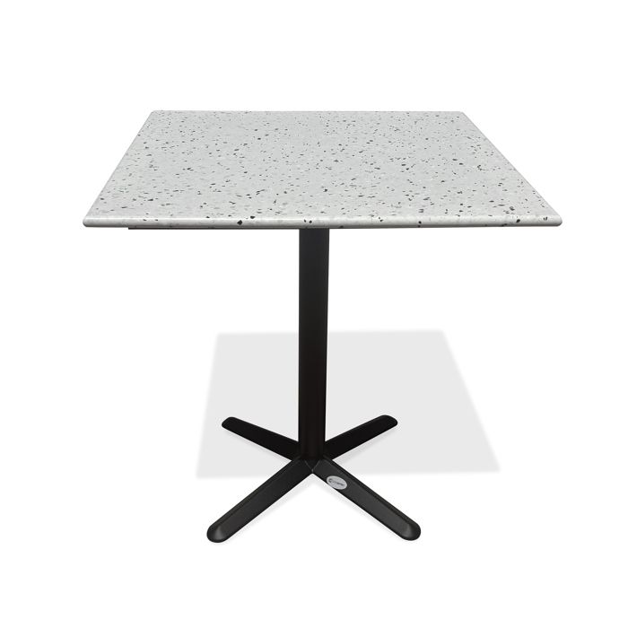 Table de Jardin Carrée en Terrazzo Bistro 70cm - vue 2