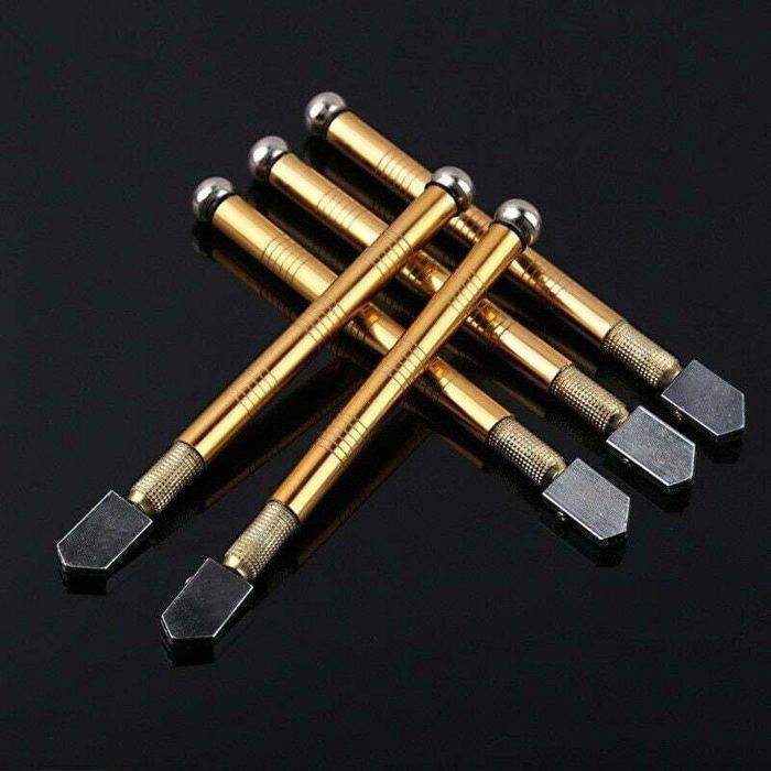 Lot 5 Outils Coupe Verre Professionnel, Poignée en Metal (Pour Verre — free download