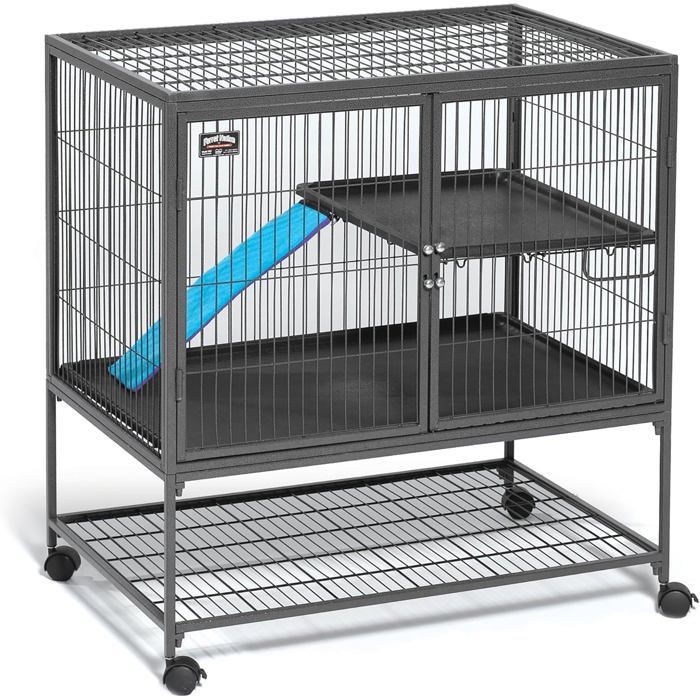 Cage pour Petits Animaux MidWest Homes Modèle 181 Deluxe Ferret Nation - Spacieuse et Pratique