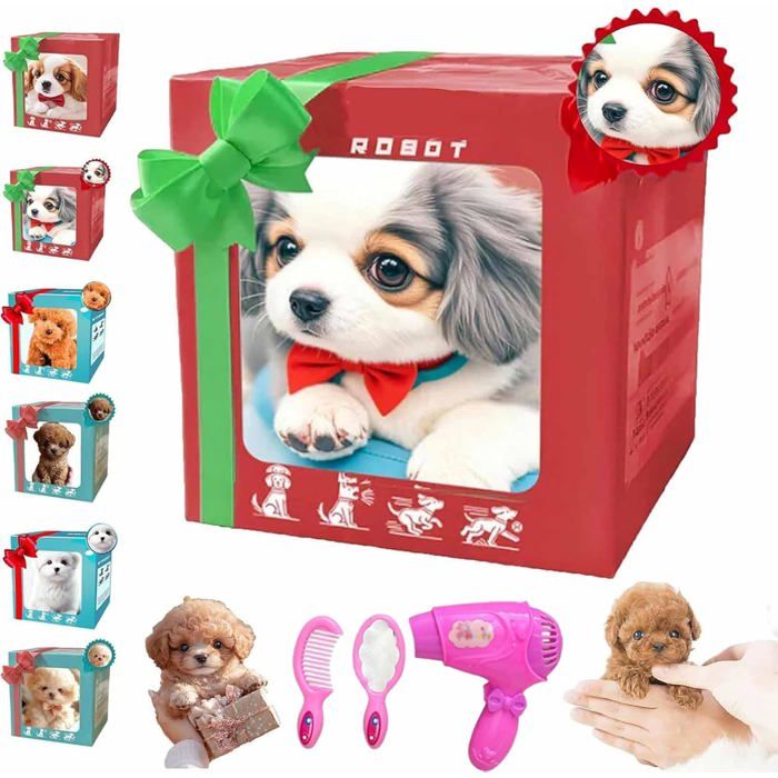 Wuffy - Robot pour chien - Comme un vrai chien - Robot réaliste - Chiot robot interactif avec