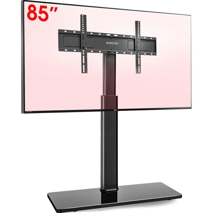 Support Tv Sur Pied Plus Haut 1,6M Pour 43-85 Pouces,Pied Pour Tv ...