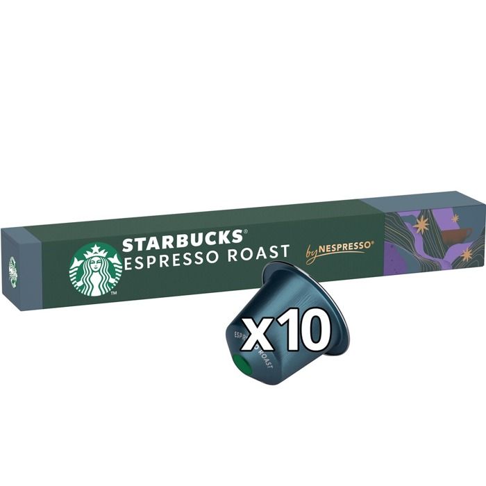 Capsule café Starbucks by Nespresso Espresso Roast X10 Capsule café Starbucks by Nespresso Espresso Roast X10