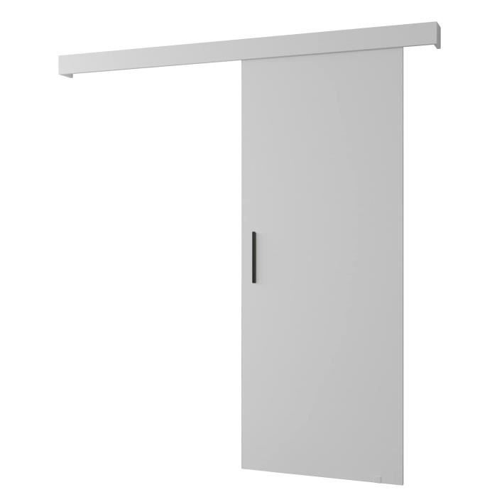Porte Blanche Poignee Noire