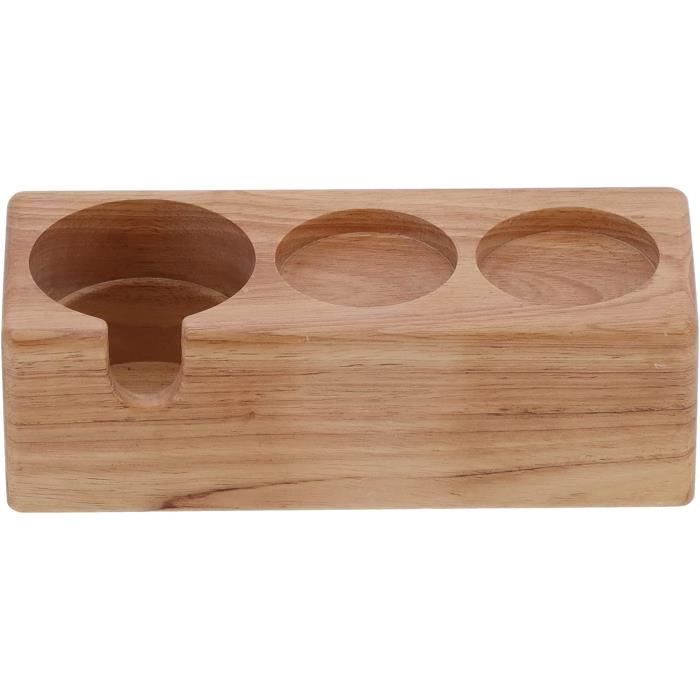 Station De Bourrage Café - YOSOO - Support En Bois - Compatible 51/53/58 Mm - Antidérapant