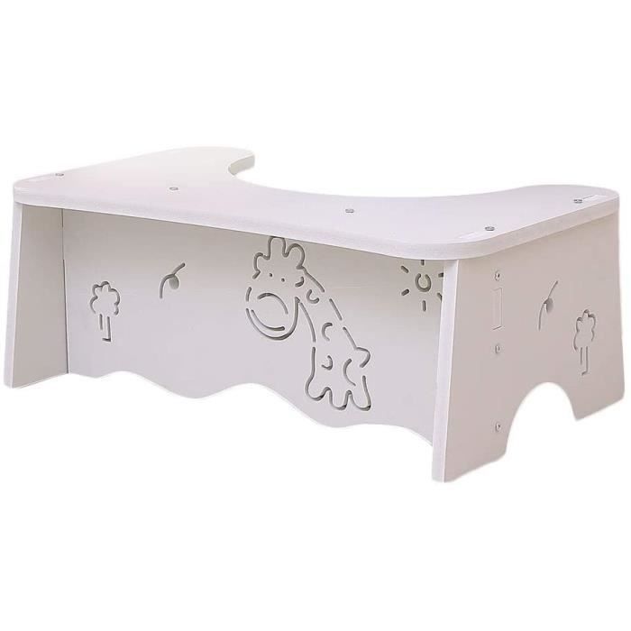 Marchepied Toilette En Bois Massif – Tabouret Squat Avec Pieds Antidérapants, Position Accroupie Pour Meilleure Digestion