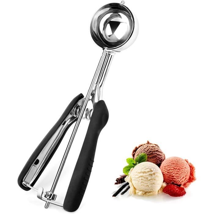 Cuillère à Glace En Acier Inoxydable 3 Cm - Pour Glaces, Fruits, Pommes De Terre, Ustensile De Cuisine Robuste