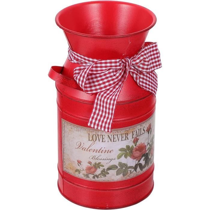 Bassine Métal Alipis 20.5x20.5x11cm - Seau à Fleurs, Fruits Ou Glace - Design Ferme - Fer Galvanisé