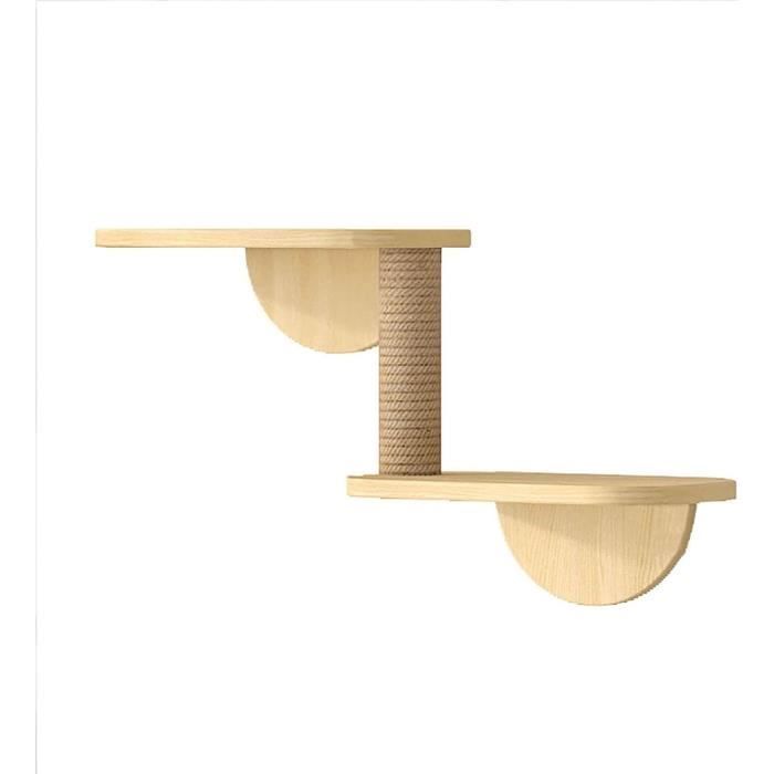 Parcours Mural Chat, Aarbre Chat Mural, Nid De Chat, Échelle D'escalade En Sisal, Griffoir Pour Chat Mignon, Étagère Pour Chat Pour La Plupart Des