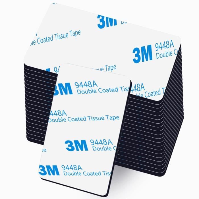 Pastilles Adhésives Double Face 3M Extra Fort – 60 Pièces – Ruban Mousse