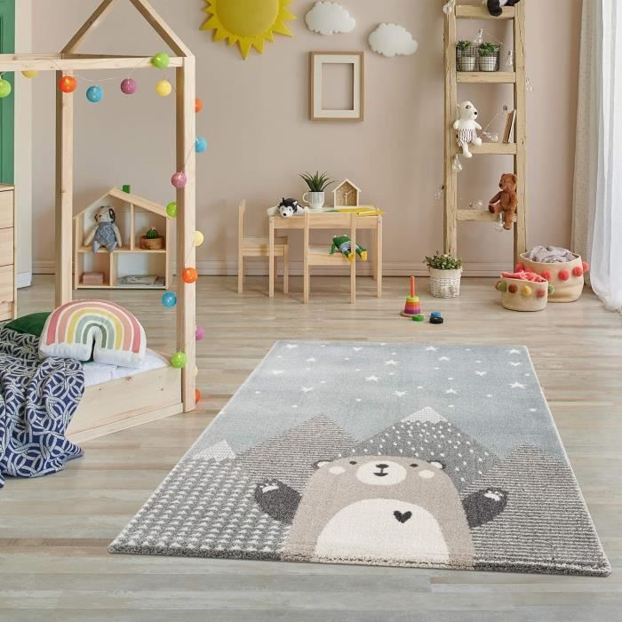 Carpetsale24 Tapis Pour Chambre D'Enfant Et De Bébé Motif Pirate Mignon Multicolore 160 Cm Rond