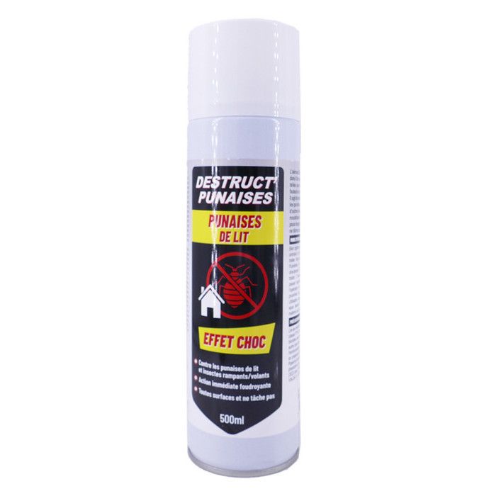 DestrucPunaises - Aérosol Insecticide Punaise de Lit - 500 ml DestrucPunaises - Aérosol Insecticide Punaise de Lit - 500 ml