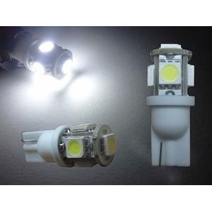 Lot De 2 Ampoules LED T10 15 SMD - 12V 8W - Pour Camping-car Et Caravane - 55% Plus Lumineux