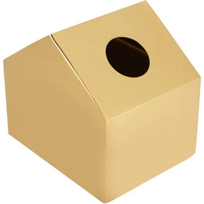 Boîte à Mouchoirs Rectangulaire Style Nordique – Blanc Laiteux Ou Bois Naturel – Pour Boîtes Standard