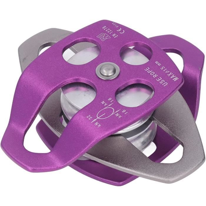 Poulie Double Petzl P65A, Haute Résistance Et Très Haute Efficacité - 8100 Lb - Fabriquée En France