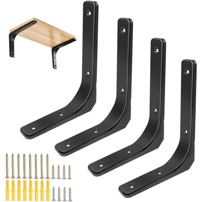 Équerre Étagère Murale 6Pcs Équerre De Fixation 150 X 105 Mm Équerre