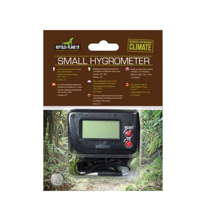 Hygromètre digital pour Terrarium Reptiles REPTILES-PLANET