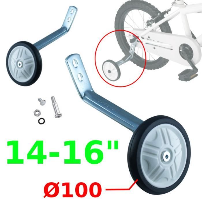 STABILISATEUR VELO ENFANT 14 A 16 POUCES PAIRE ROULETTE ROUE DRAISIENNE TRICYCLE Cdiscount Sport