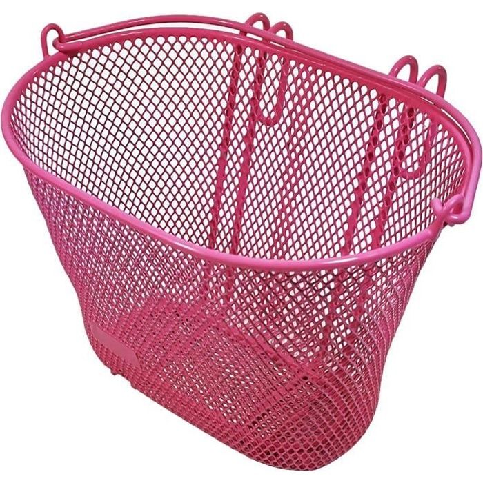 Panier velo top rose