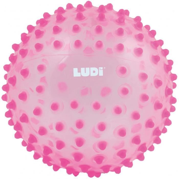Ludi Balle Sensorielle Rose Pour L Eveil De Bebe Adaptee Aux Enfants Des 6 Mois Gros Picots Tendre Faciles A Mordiller Balle De Cdiscount Sport
