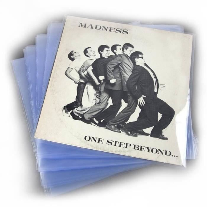 50 POCHETTES INTERIEURES EN PAPIER DOUBLEES BLANCHES POUR VINYLES 33T - Foto 12