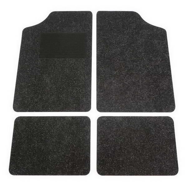 Upgrade4cars Tapis de Sol Voiture Universel en Noir en Velours Antid/érapant et Inodore /& Arri/ère | Lot de 4 35 x 46 cm 70 x 46 cm Avant