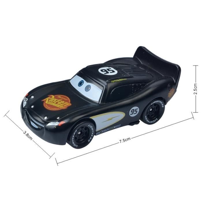 couleur Noir McQueen Voitures Pixar Cars 3 Lightning McQueen Mater, modèle de voiture en alliage métallique m