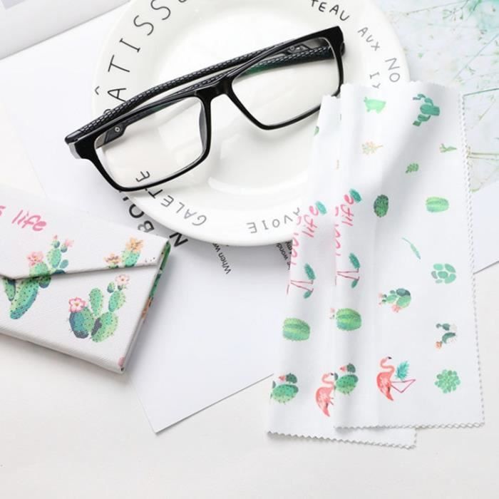 Chiffon Microfibre Pour Lunettes Et écrans - 13x13 Cm, Doux Et Non Pelucheux