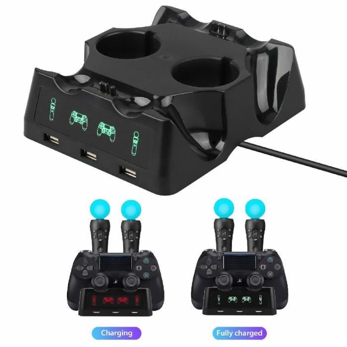 Lot Manettes PS4 DualShock 4 + Accessoire VR - Occasion, Fonctionnelles, Marque Sony
