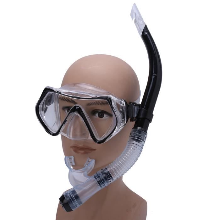 Plongée sous-marine Snorkeling Diving Set Masque et tubas Anti-buée Lunettes  Lunettes Plongée Natation Easy Breath Tube Set Snorkel Mask