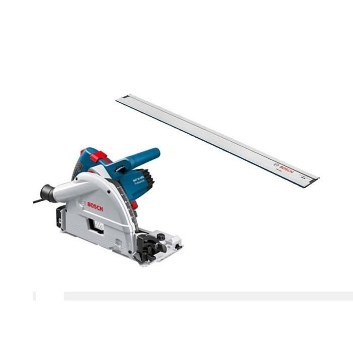 Scie Circulaire Plongeante Gkt 55 Gce 1400w 165mm Rail Fsn 1600 Bosch Achat Vente Scie Electrique Scie Circulaire Plongeante Cdiscount