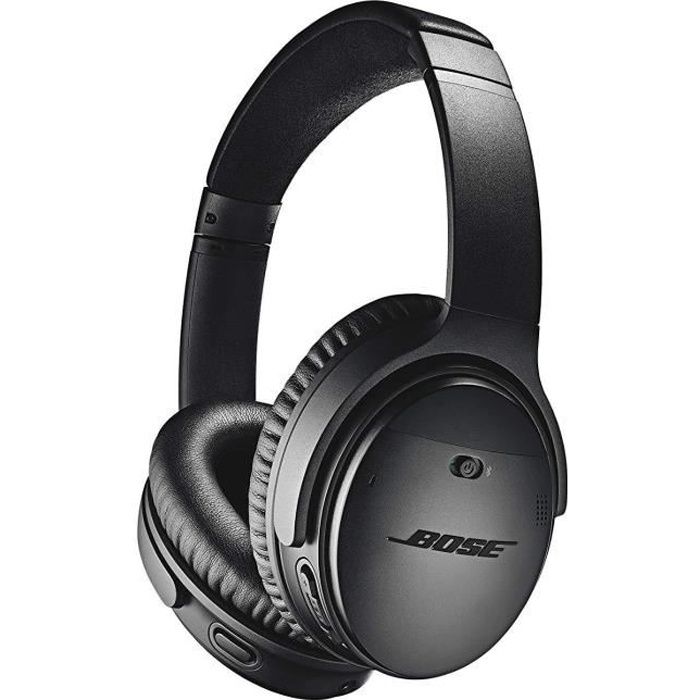 Bose Casque sans fil à réduction de bruit QuietComfort 35 II avec Amazon Alexa intégré - Noir