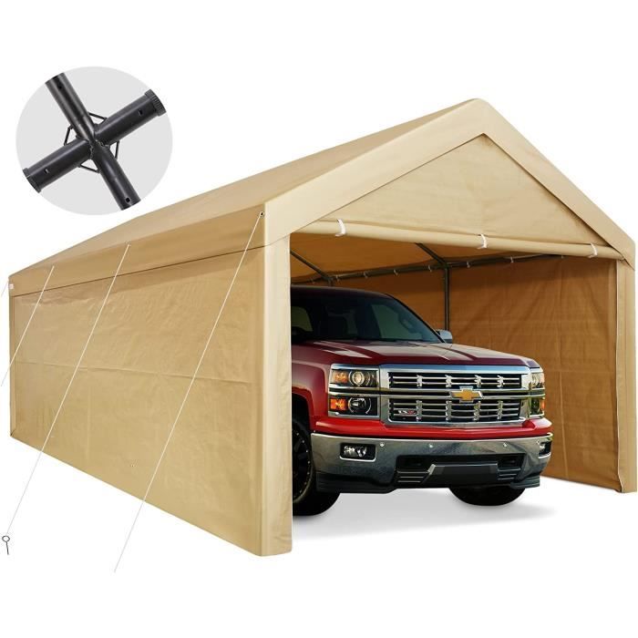 Tente Garage 3x6m Carport Abri Voiture Garage Portable avec