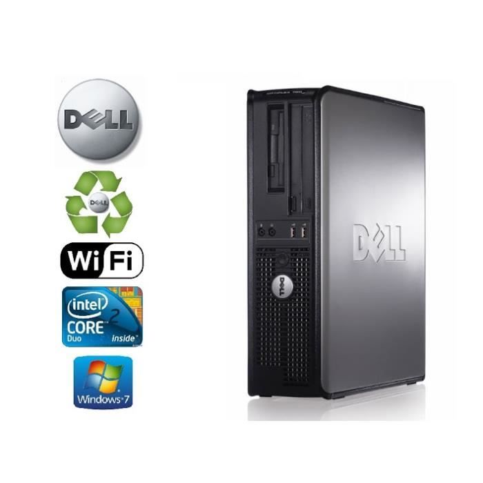 Vente Ordinateur de bureau Unité Centrale Dell Optiplex 780 SFF Core2Duo 2,93Ghz RAM 8GO HDD 480Go SSD Wifi Windows 7 pas cher Vente Ordinateur de bureau Unité Centrale Dell Optiplex 780 SFF Core2Duo 2,93Ghz RAM 8GO HDD 480Go SSD Wifi Windows 7 pas cher