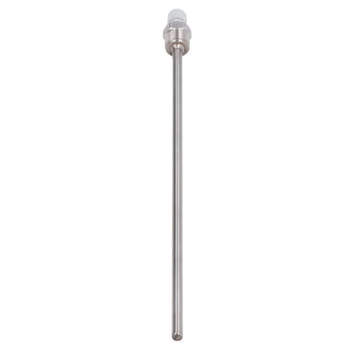Lot De 2 Puits Thermométriques Inox 304 G1/2 - Longueur 300mm - Pour Sondes Température (max 6mm)