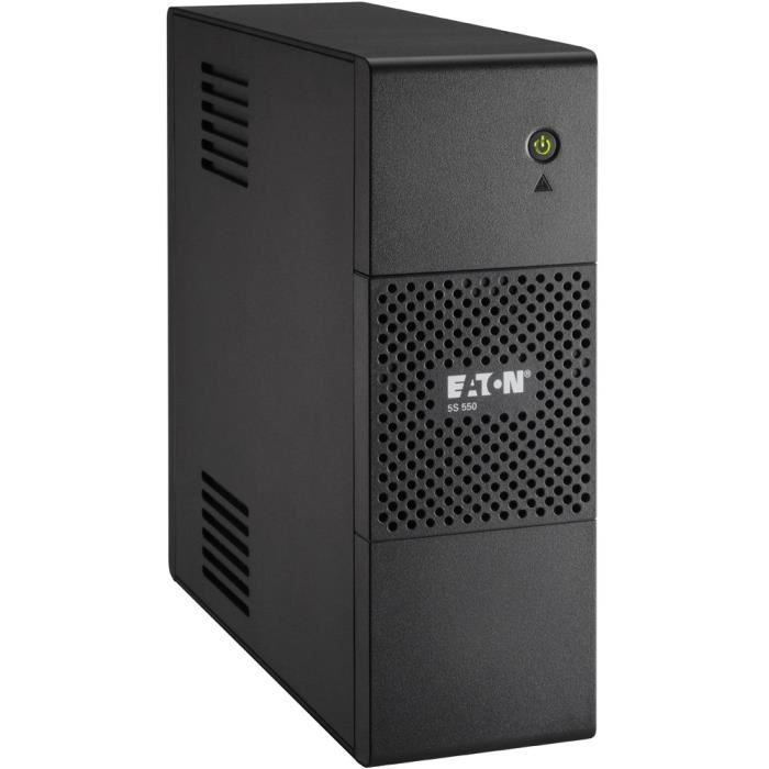 Onduleur Tour - Eaton - 5S - Line-Interactive UPS - 550VA - 4 prises IEC 10A - Parafoudre - Port USB