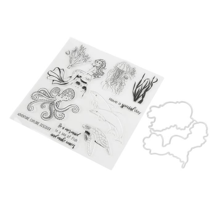 Tampons Texture Silicone Vintage - Lot 11 Motifs Transparents Réutilisables - Pour Scrapbooking, Cartes DIY