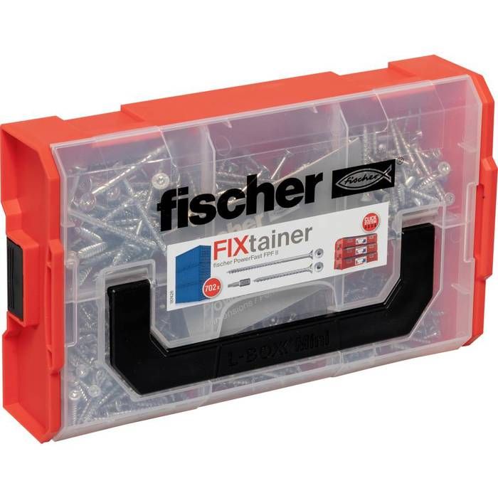 Vis pour panneaux daggloméré Fischer PowerFast II Acier étamé Tête fraisée Torx