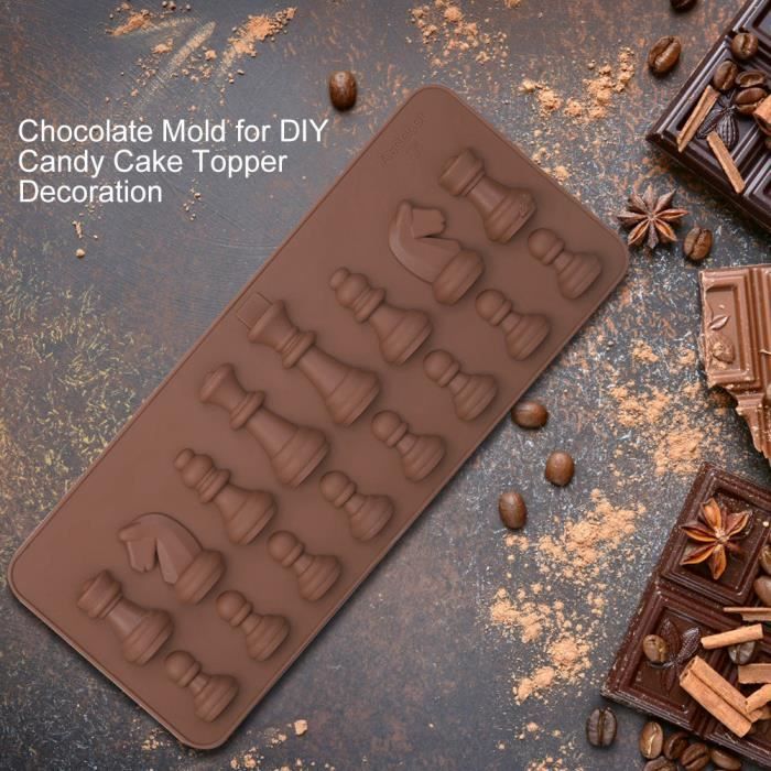 2 Moules à Chocolat En Silicone Profonds - Avec Grattoir Et 100 Sachets - Pour Tablettes Chocolat Et Pralines