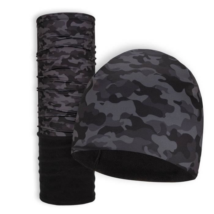 Ensemble Bonnet + écharpe Jack & Jones Pour Homme - Hiver 2 En 1, Couleurs Classiques