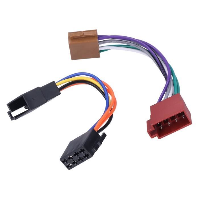 Adaptateur Câble Faisceau ISO Pour Autoradio – Compatible Universelle – Marque Toyota – Neuf