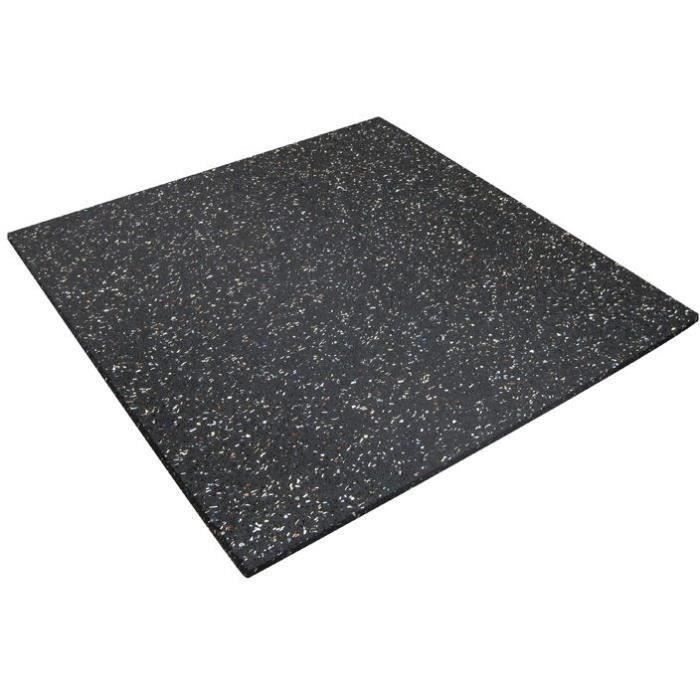 Dalle anti-vibration - IDMAT - 600x600x10 mm - Gris anthracite chiné -  Caoutchouc recyclé - Cdiscount Electroménager