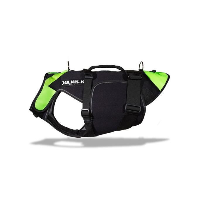 Julius K9 Harnais Gilet de Sauvetage 3-en-1 Taille M pour Chien - Éléments flottants amovibles
