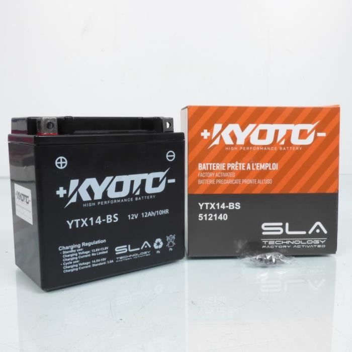 Batterie SLA Kyoto pour Moto Hyosung 125 GT Comet 2004 à 2012 - MFPN : -146947-44N