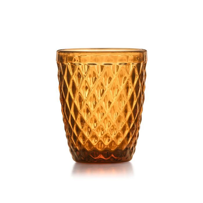 Diamond Ambre - 6 verres à eau 22 cl